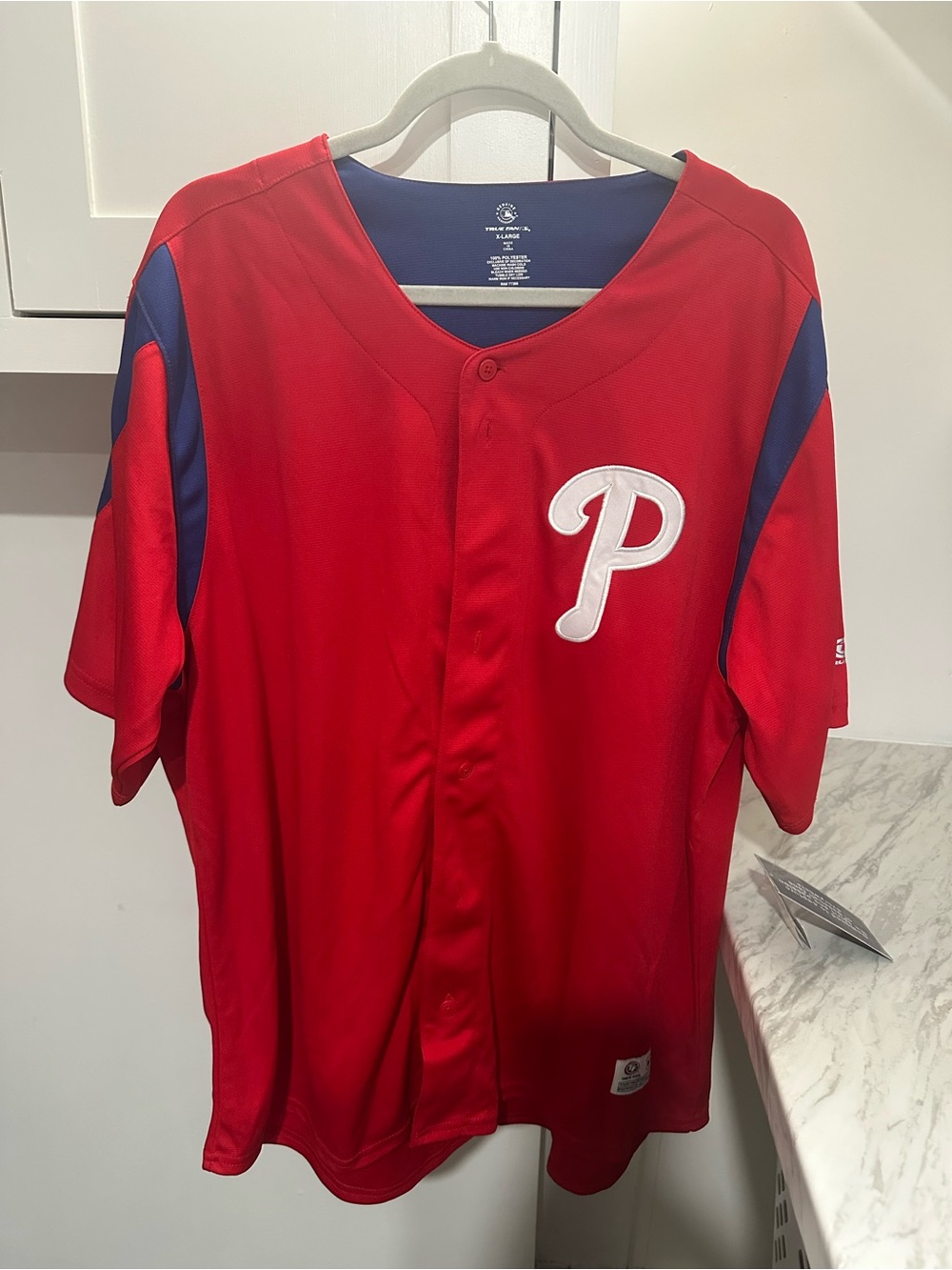 Philadelphia 'P' Red Baseball Jersey